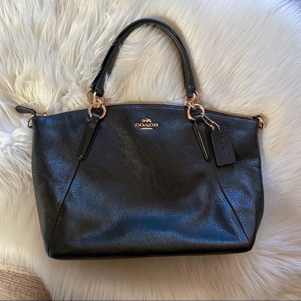 COACH kelsey F36591 leather satchel handbag